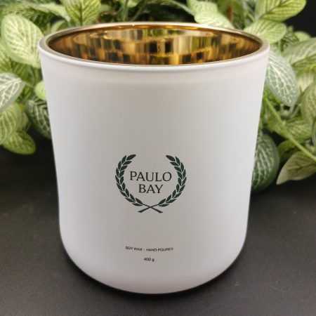Candle Refill Vessel 400g Gold Lined