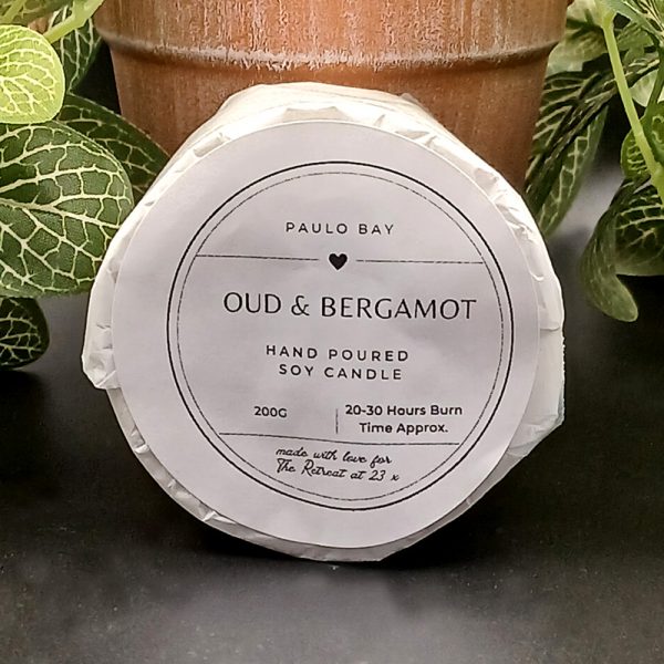 Paulo Bay Oud and Bergamot 200g Refill Candle