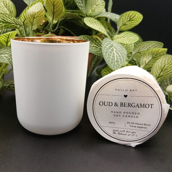 Paulo Bay 200g Oud and Bergamot Candle Starter Pack